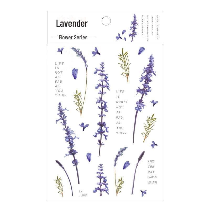 

Мистер. Наклейки из бумаги PET Flower Series 2: Свежие цветочные украшения своими руками