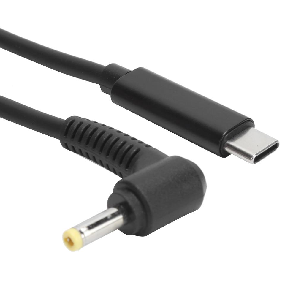 DC4.0 X 1.7mm 3A TYPEC Male Fast Charging Cable Portable 150cm Length for Laptop Power Supply
