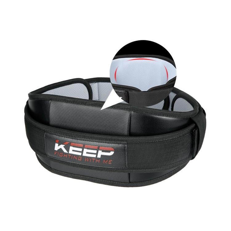 

OLIKEI пояс для поддержки талии для тяжелой атлетики, пояс для фитнеса, пояс для спины, дышащий поясничный протектор для пауэрлифтинга, становой тяги, приседаний XL чёрный