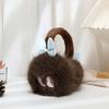 Thickened Foldable Earmuffs Cold Protection Faux Fur Ear-Muffs  For Women Men Outdoor