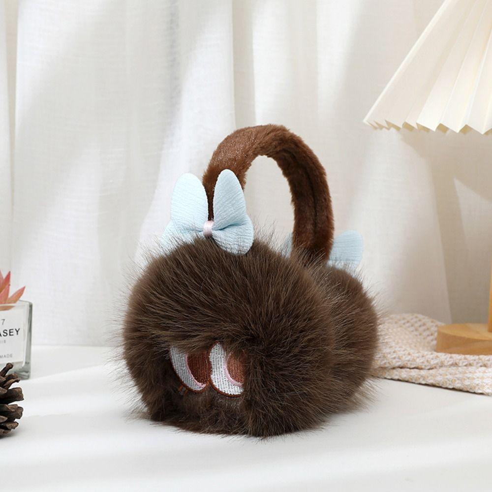 Thickened Foldable Earmuffs Cold Protection Faux Fur Ear-Muffs  For Women Men Outdoor