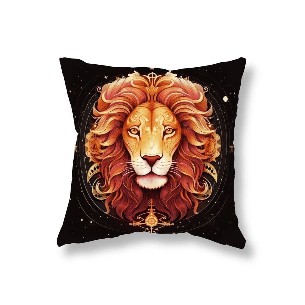 Wystrój domu Wzory znaków zodiaku Dekoracyjne poszewki na poduszki Dekoracyjna poszewka na poduszkę Nadaje się na sofę, sypialnię, samochód Poszewka na poduszkę