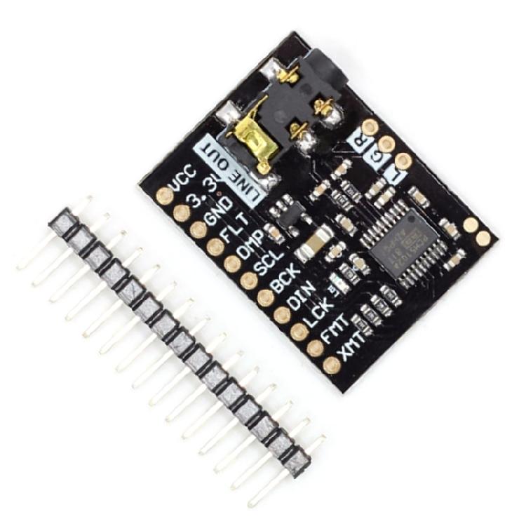 PCM5102A Sound Card Module Board Digital PCM5102A Sound Board Voice Module Stereo Sound Card with 3.5mm Output