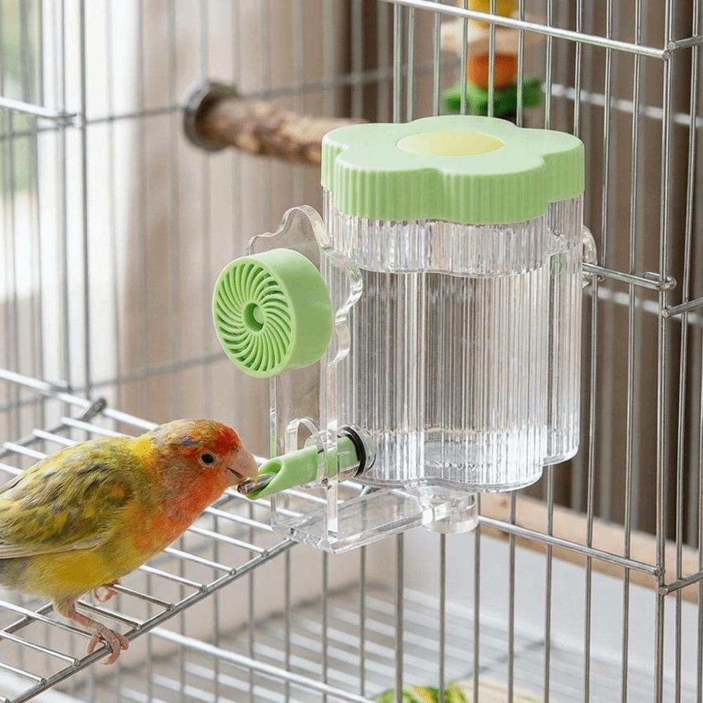Leak-Proof Automatic Bird Drinker Visible Bird Water Dispenser Bird Cage Water Bottle  Indoor Use