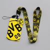 Cartoon Animation Hard Bus Push Card Sleeve Heat Transfer Student Campus Card Polyester Drop Lanyard Work Card Meal Card Football