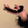 Stylish Plush Necklace Elegant Adjustable Necklace for Women Offers a Warm Experience with a Touch of Individual Charm