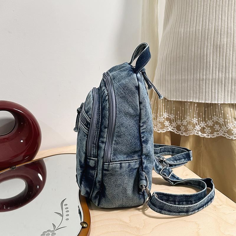 Bull Backpack Large Capacity Multi-Pocket Retro Backpack