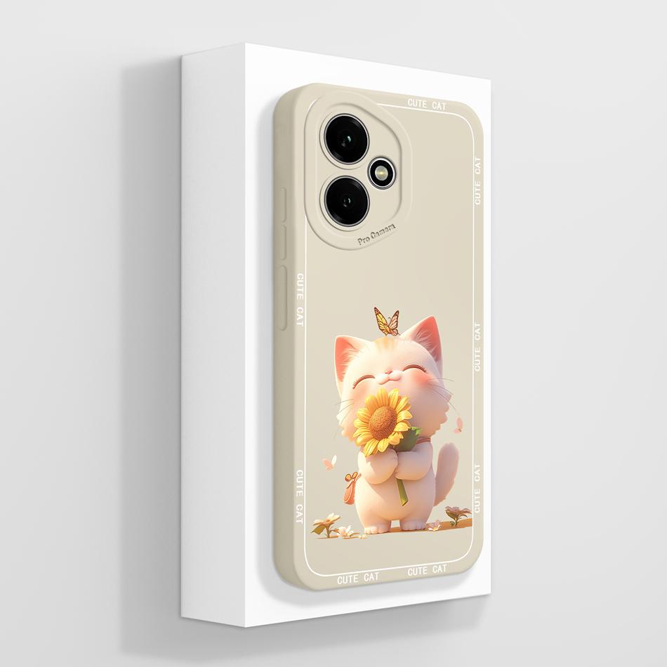 For Honor 400 Pro 5G Case Cute Healing Patterns High Quality Phone Cover For Honor400Pro Soft Liquid Silicone Lightweight Funda