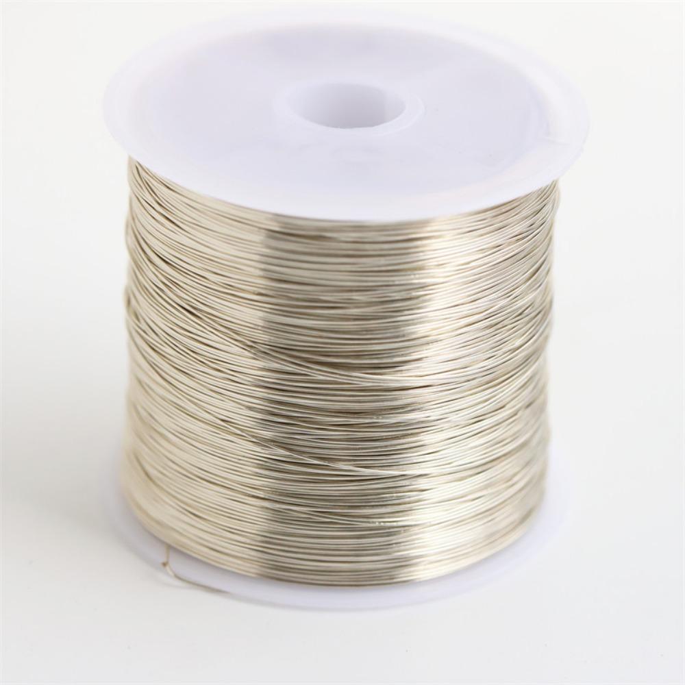 

100m/roll Gold Plated Color Preserving Alloy Copper Wire DIY 0.3mm 0.4mm Brass Copper Wire Retro Hairpin DIY Headwear dia.0.3mm
