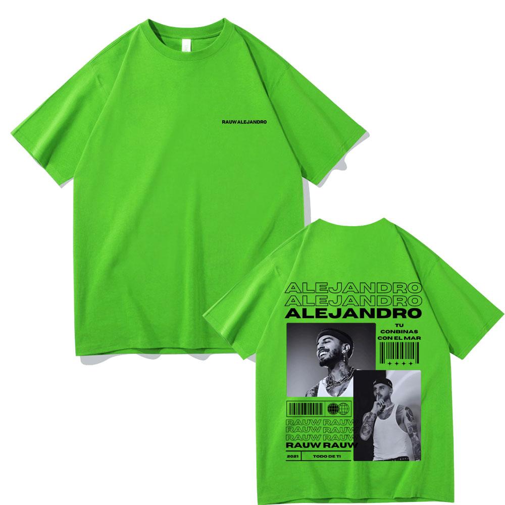 Rauw Alejandro Todo De Ti Album Print T Shirt Unisex Hip Hop Oversized Tshirt Male Cotton Tshirts Unisexs Fashion Vintage Streetwear