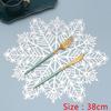 Christmas Placemats Christmas Snowflakes Decor Snowflakes Table Mat