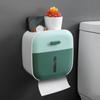 Mengni Wall-Mounted Toilet Paper Holder Load-Bearing Toilet Paper Dispenser Waterproof Paper Storage Home Bathroom Accessories