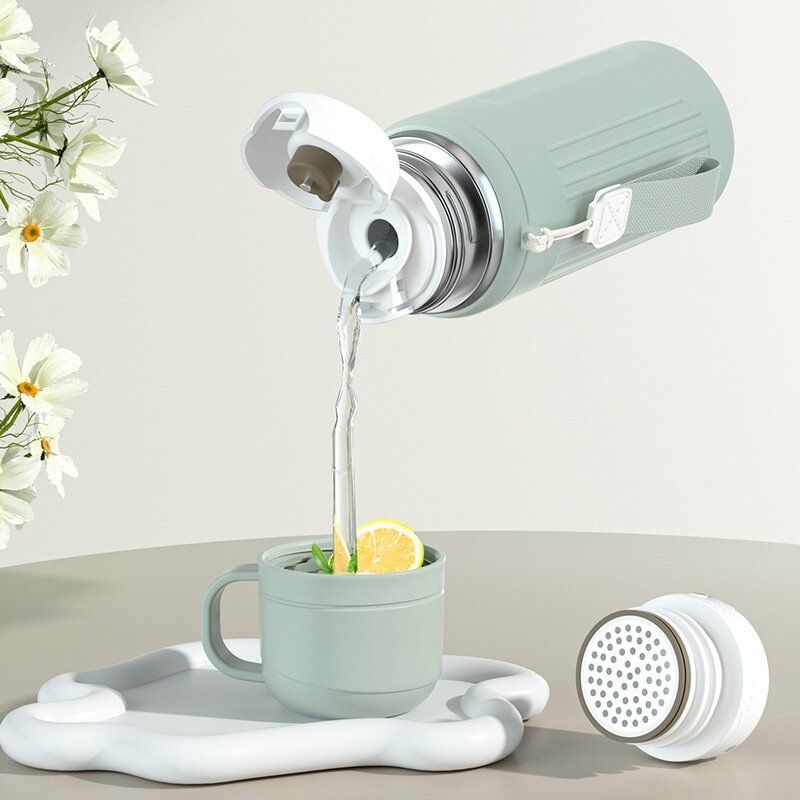 2025 New Model of High-Looking Water Cup for Women, Office Cup for Female Office Workers, Large-Capacity Thermos Cup for Women