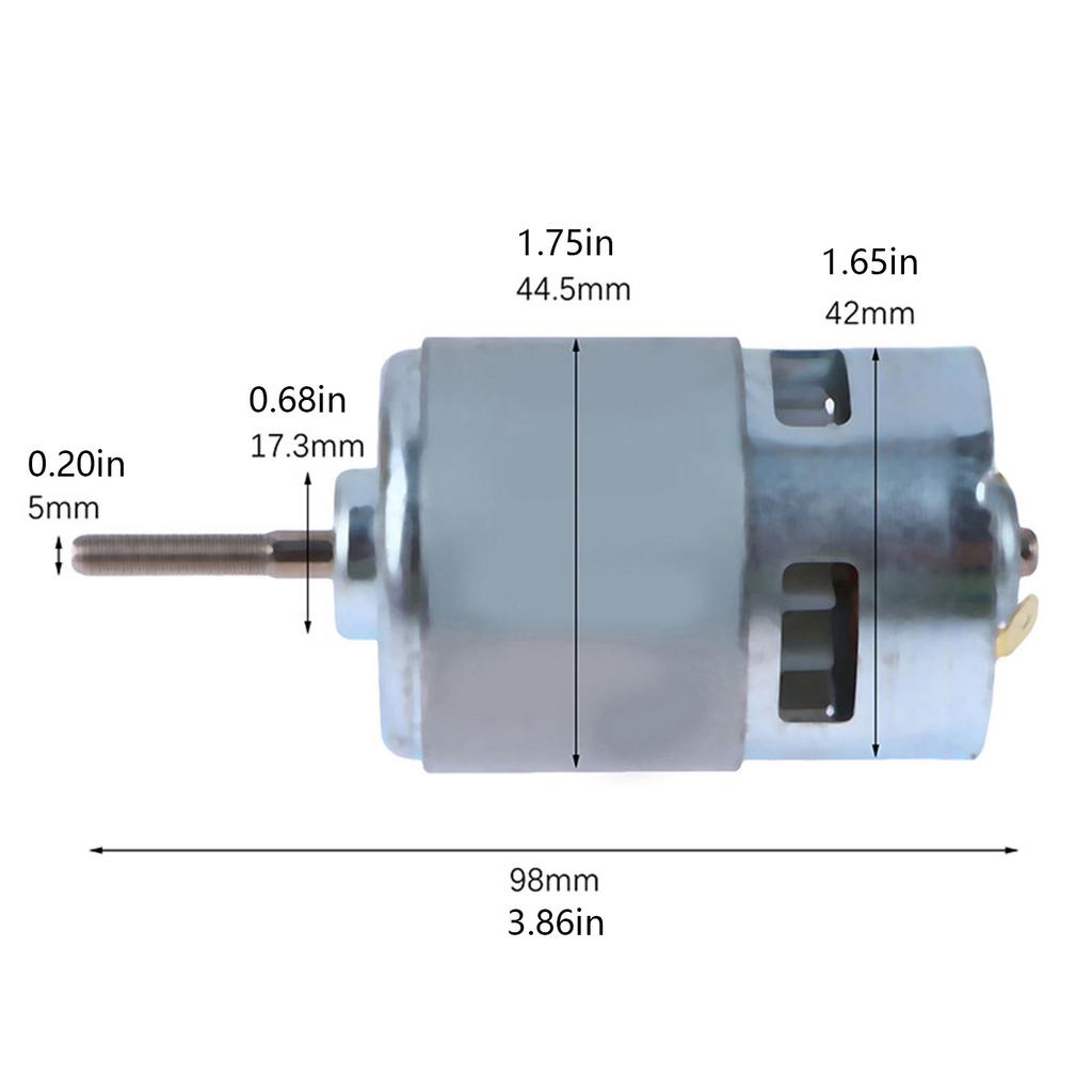 Innovative Practical 775 Motor 21V Gear 5MM Shaft Suitable For Lawnmower Cordless Charging Drill Screwdriver Accessories