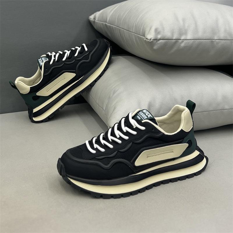 Neue Frühjahrs-atmungsaktive Sport-Freizeitschuhe Plateau Waffel-Laufschuhe zmd