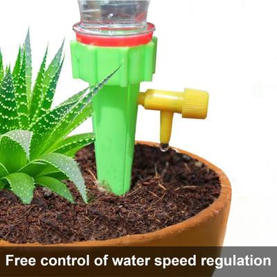 10/12/20/24Pcs Flower Waterer Spike Shoes Irrigation Controllable Water Flow Automatic System Plant Self-watering Tool
