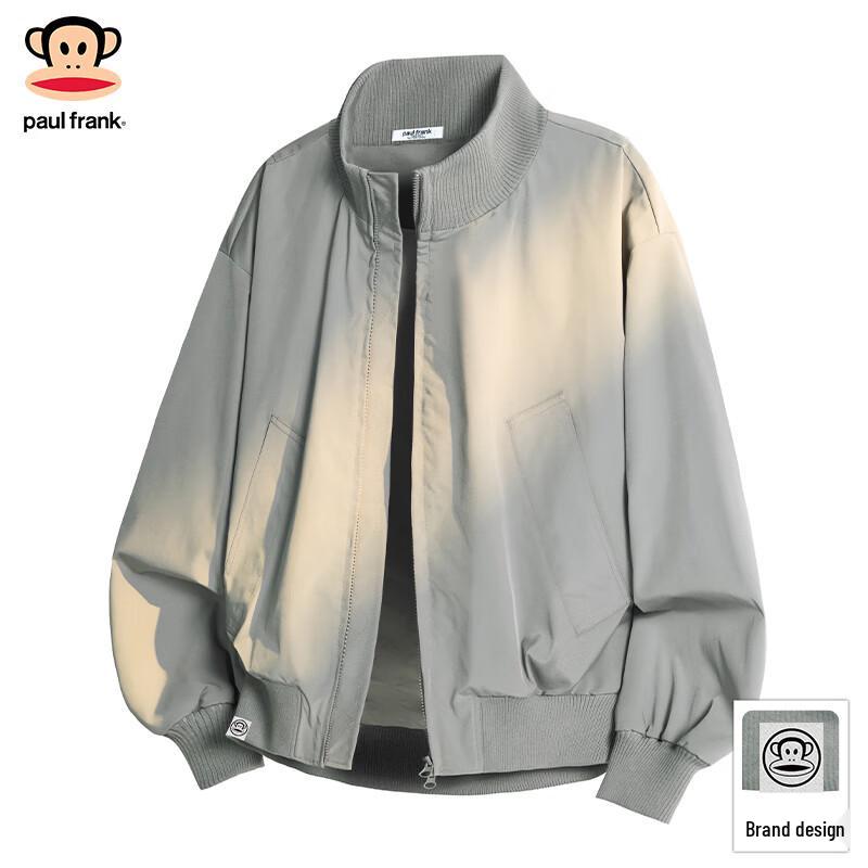 paul frank Men's Stand Collar Bomber Jacket