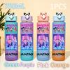 Kpop 750ML Dämonenjäger Wasserflasche K Pop Krieger Rumi Mira Zoey KPOP Trinkflasche Schule Huntrix Kürbis Plastik Wasserbecher