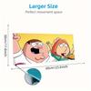 Family Guy2 Print  Cushion Non-slip Laptop Tablet Big Mousepad XXL Mat Mini PC Playmat With Lock Edge