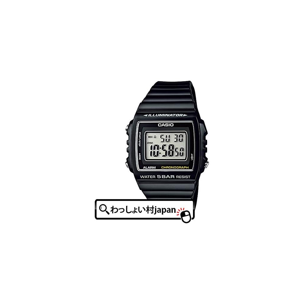 [Casio] Casio Collection Wristwatch [Domestic Genuine Product] Standard (Old Model) W-215H-1AJF Black