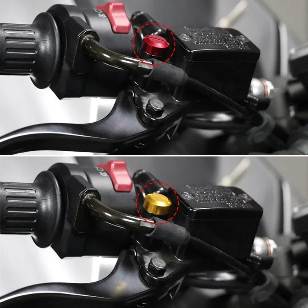 2Pcs Motorcycle M8 M10 CNC Aluminum M8 Rear View Mirror Hole Plugs Screws Rearview Mirror Anti-Rust Holder