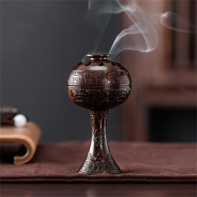 Băț de tămâie de epocă Arzător de tămâie Șezut, Arzător de tămâie de acasă pentru Buddha, Tămâie de difuzor de tămâie