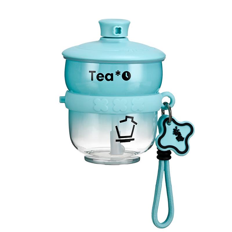 Cartoon Straw Water Bottle