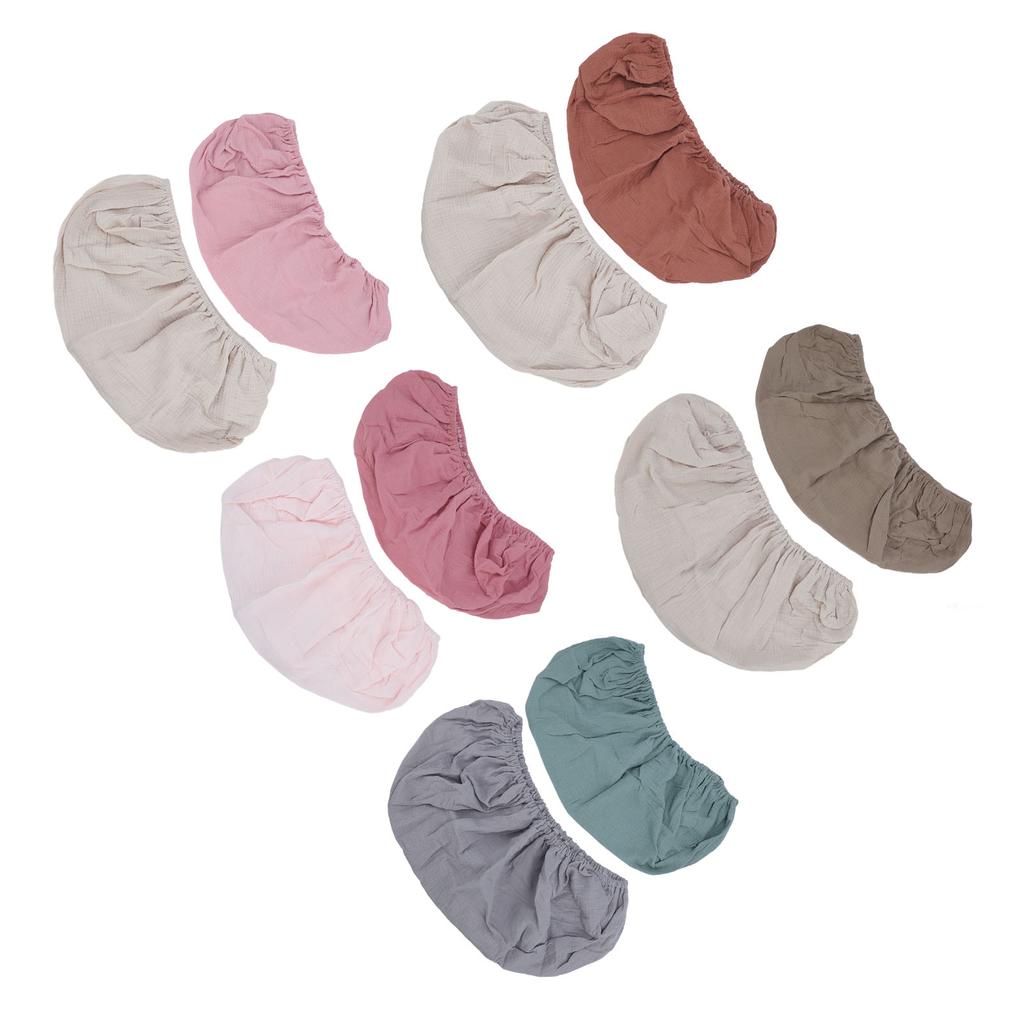 2pcs Changing Pad Cover Soft Breathable Diaper Changing Table Pad Cover Solid Color Changing Pad She
