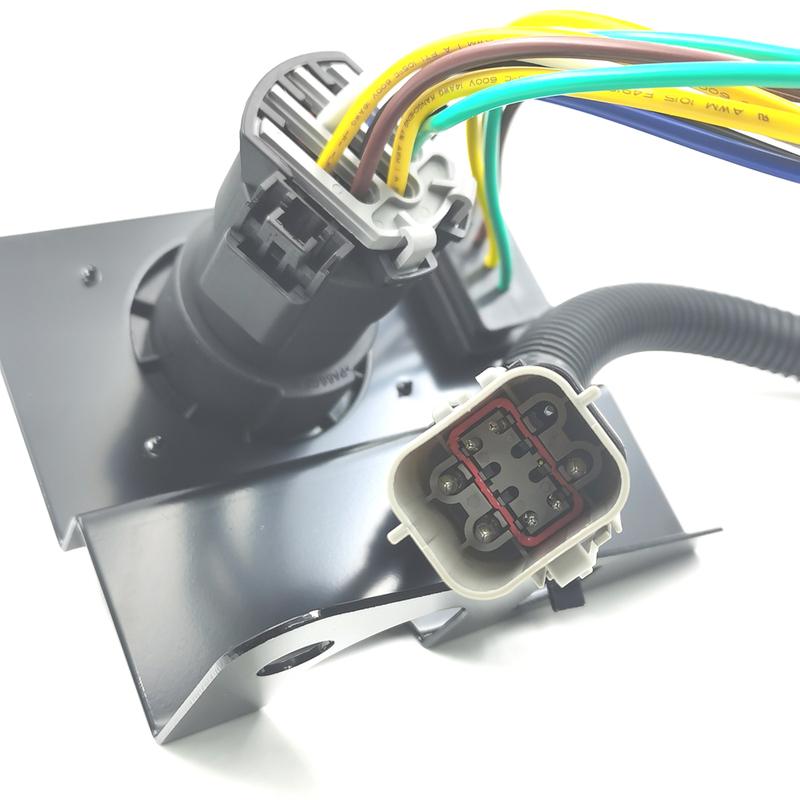 4 & 7 Pin Trailer Tow Wiring Harness Plug YC3Z-13A576-CA for Ford F250 F350 Super Duty 2002 2003 2004