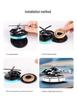 Solar-Powered Rotating Helicopter Car Air Freshener with Light Sensor