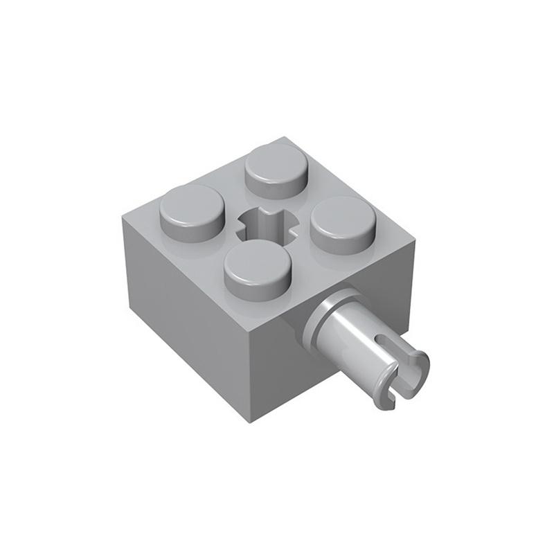 50pcs  6232 Special 2x2 with Pin and Axle Hole Toys For Technical Buildings Blocks Compatible Educational Creative Size DIY MOC