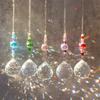 1 Pcs Crystal Chandelier Home Decor Stained Glass Ball Hanging Pendant Light Catcher Reflective Bead Curtain Decoration