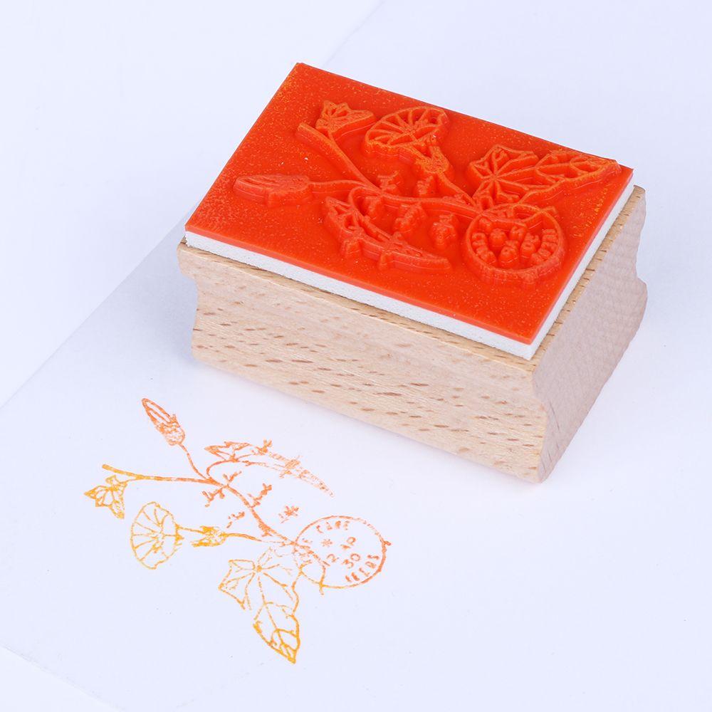 New Crafts Craft Wooden Rubber Stamps DIY Vintage Craft Scrapbooking