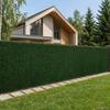 Artificial Fence Dark Green 1 X 3 M PVC and Steel
