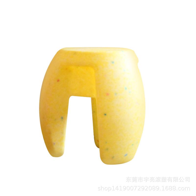 Simple Thick Plastic Chair Color Blocking Strong Load-bearing Capacity for Hallway Shoe Bench Tea Table Low Stool Home Furniture