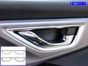 BRIGHTZ GU Inner Door Handle Satin for Crosstrek Covers, Plated, 4-Piece, Silver, [INS-DHC-163]