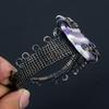 Sage Amethyst Gemstone Pure Copper Wire Wrapped Handmade Cuff/ Bangle Jewelry For Gift