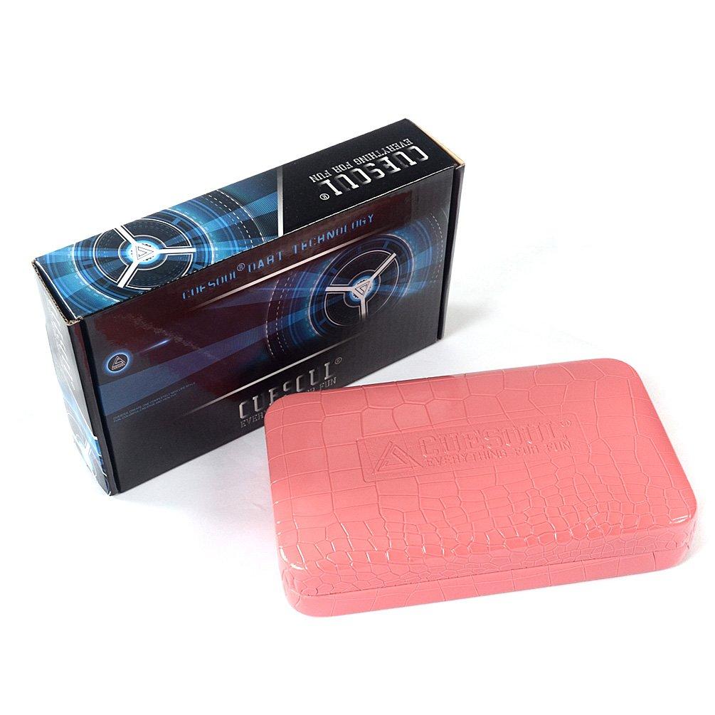 Cuesoul Tungsten Soft Tip Darts Set, 20g, 95% Tungsten, with Case