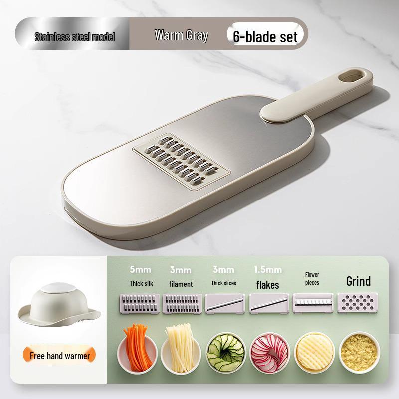 Multi-Functional Vegetable Slicer & Grater: Potato, Radish, Cucumber Peeler Tool