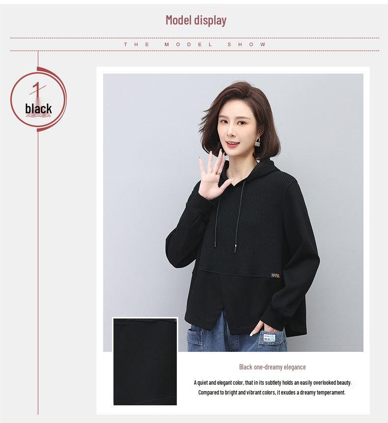 2024 Women's Lightweight Petite Hoodie - Spring/Autumn Casual Long Sleeve