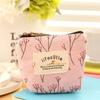 Floral Credit Card Pouch Money Holder Key Case Women's Makeup Wallet Zip Purse Handbag Coin Bag