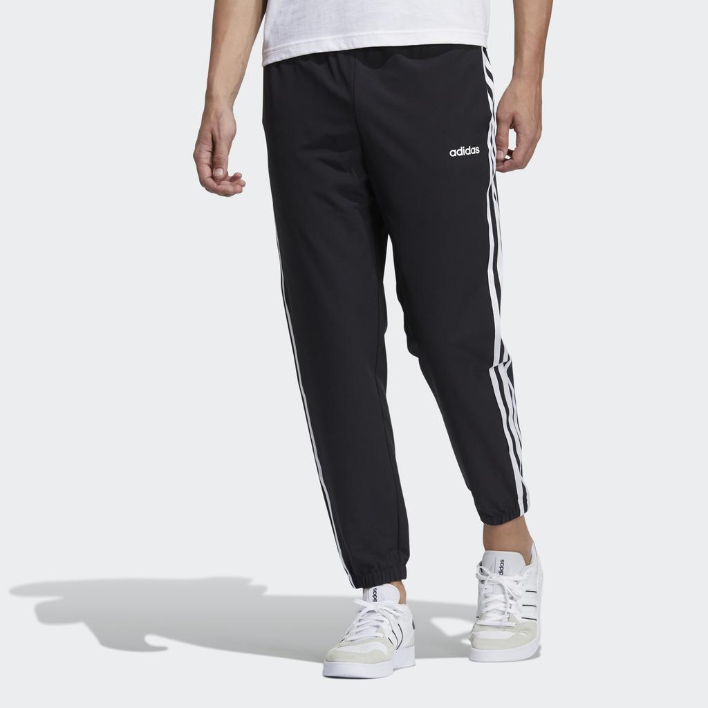 Adidas Neo Three Stripes Track Pants Men Bottoms Black H14193