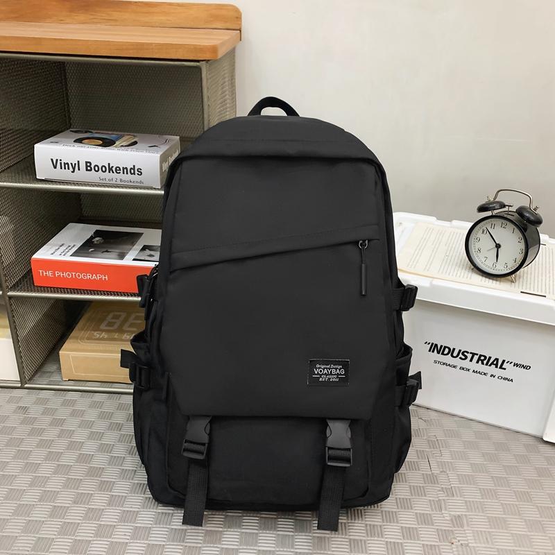 Schulrucksack für Studenten mit großer Kapazität, Herren-Computer-Reiserucksack, Damen-Rucksack in Unifarben