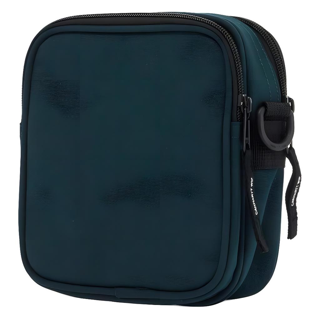 New Carhartt WIP Recycled Polyester Crossbody Bag, Shoulder Bag Small Men's Dark Green I031470-0AU-XX