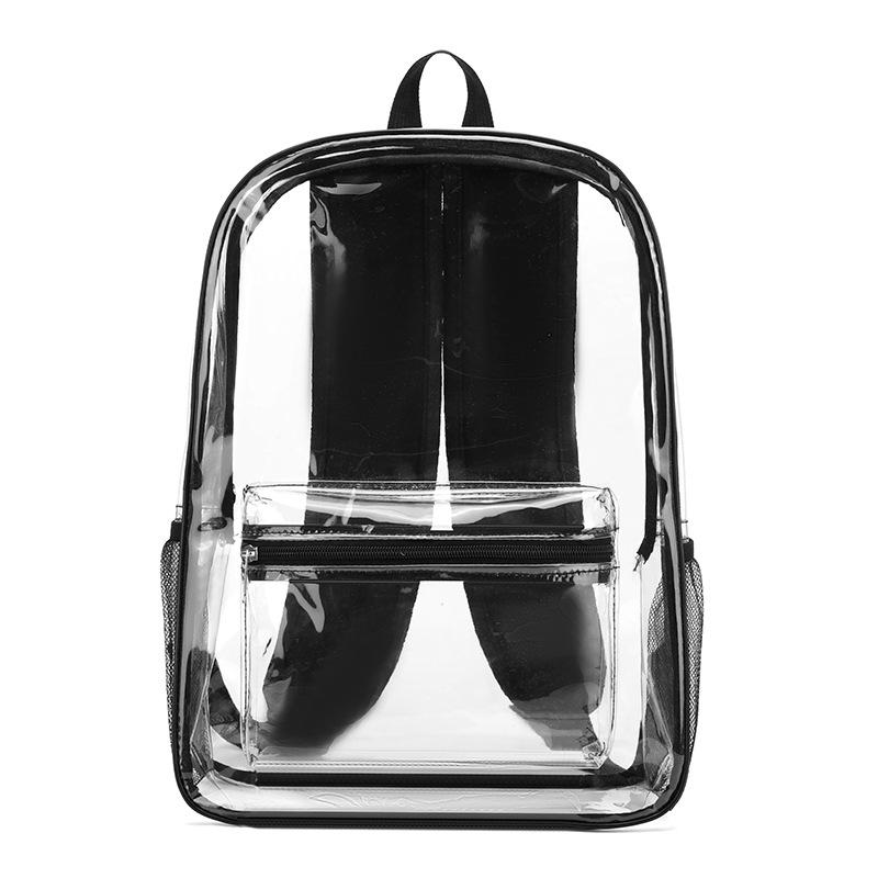 Large Capacity Transparent PVC Backpack for Students