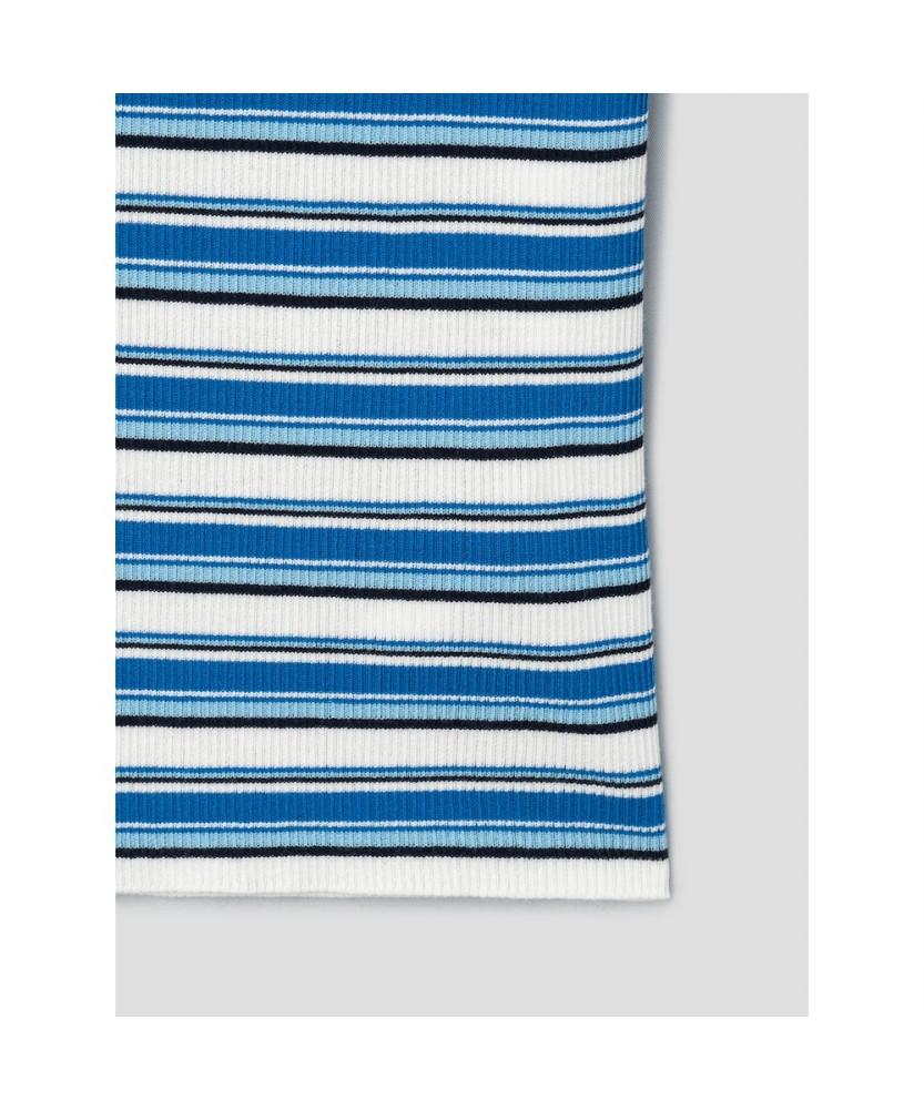 8seconds Collared Short Sleeve Pullover Blue