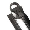 Double-sided for Tent DIY with Pull Ring Slider Head Pull Ring Zip Cloth Accessories Zippers
