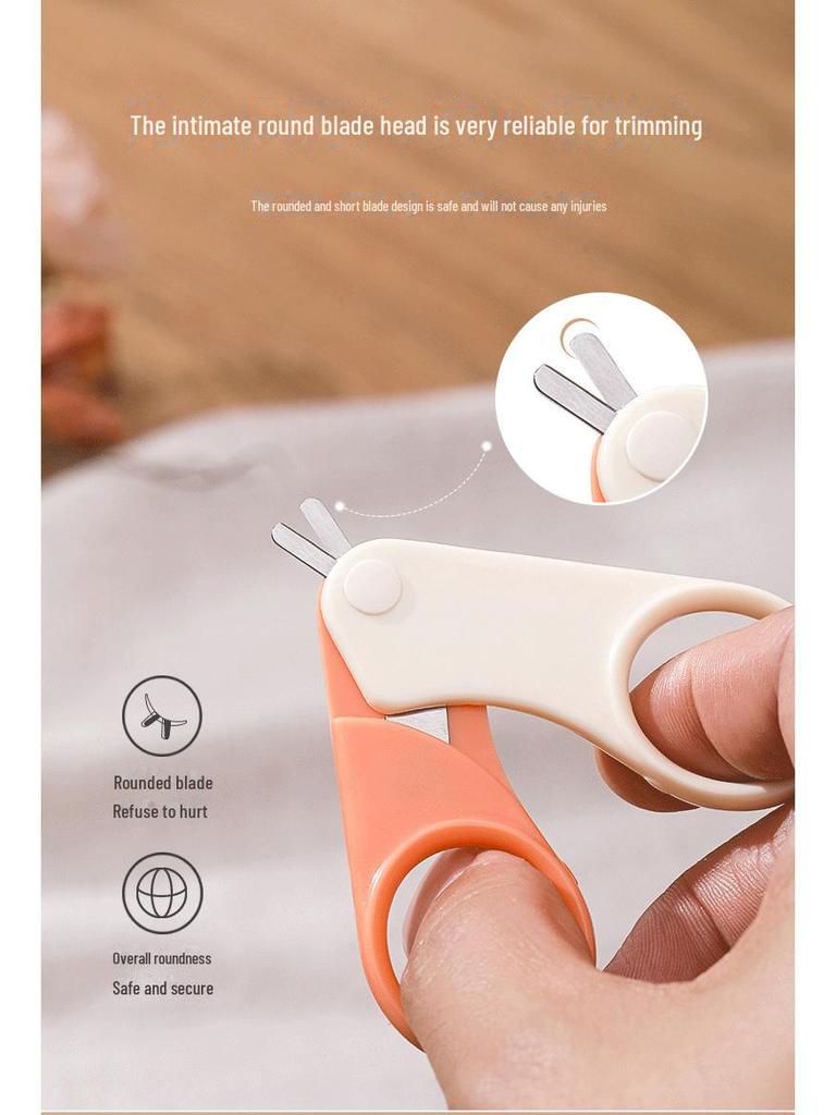 Newborn Safety Baby Nail Scissors Set – Anti-Pinch Design for Infants