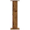 Plant Stand 2 pcs Rustic Wood Look 30 x 30 x 95 cm Engineered Wood