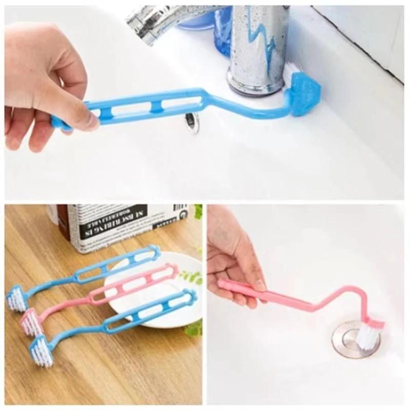 Toilettenreinigungsbürste Badezimmerreinigungsbürste Reinigungszubehör Badezimmerbürste Winkelgriff Gebogene Bürste Toilettenreinigung